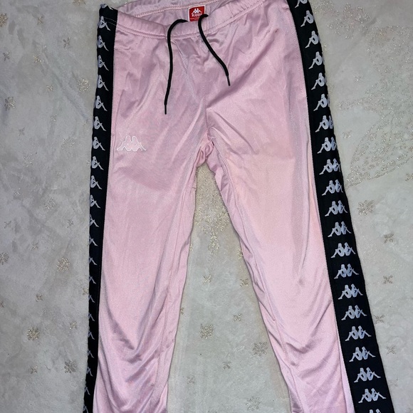 Pink Kappa trackpants, worn lightly, Size XS - Picture 3 of 5